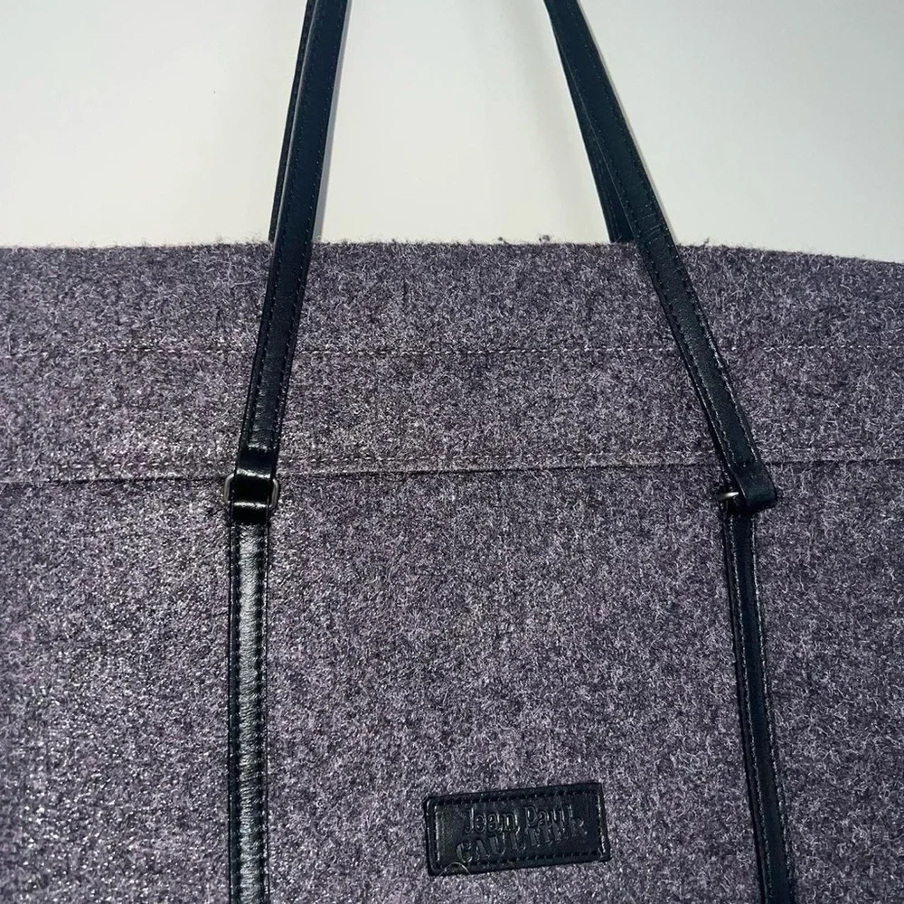 Jean Paul Gaultier purple fuzzy wool purse - Picture 8 of 8